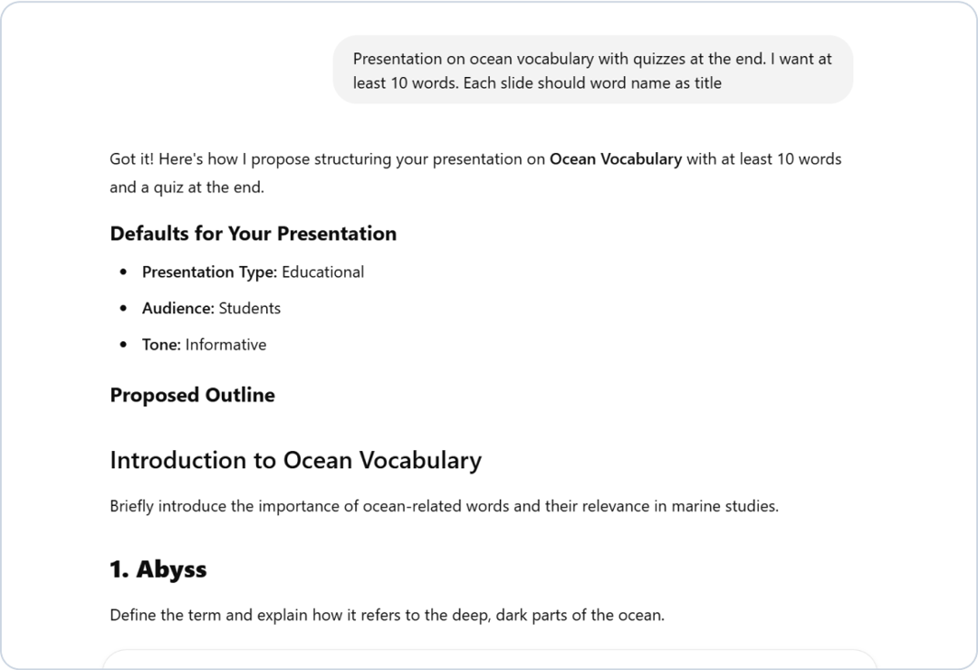 przykład tworzenia prezentacji