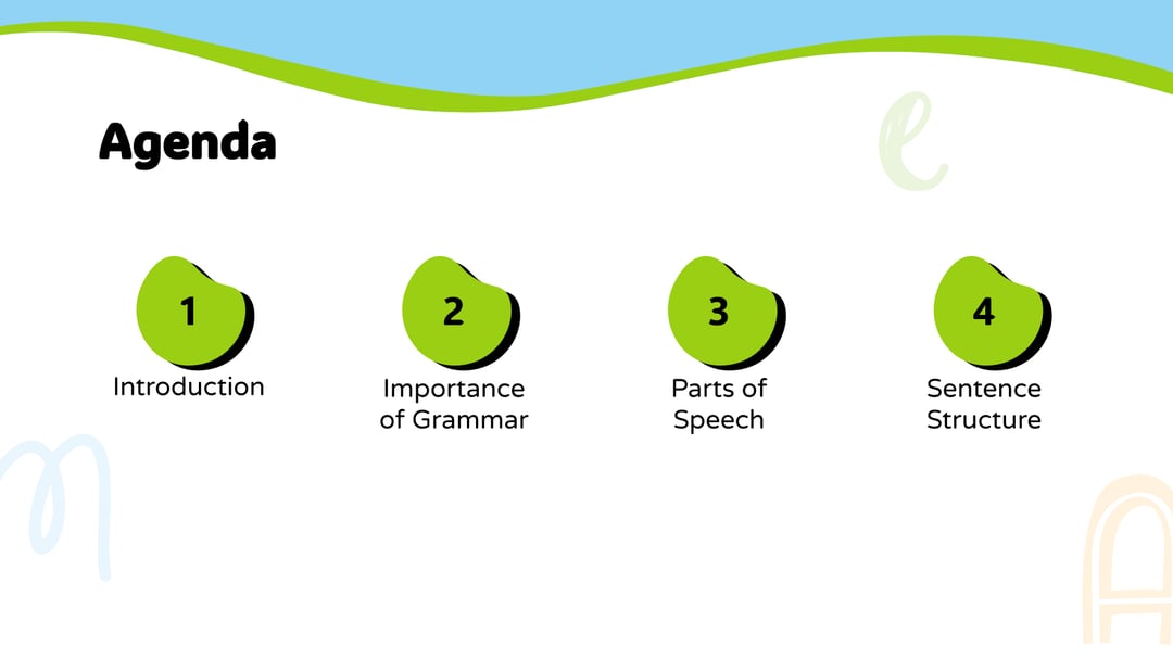 Grammar Basics Academic Workshop Presentation template