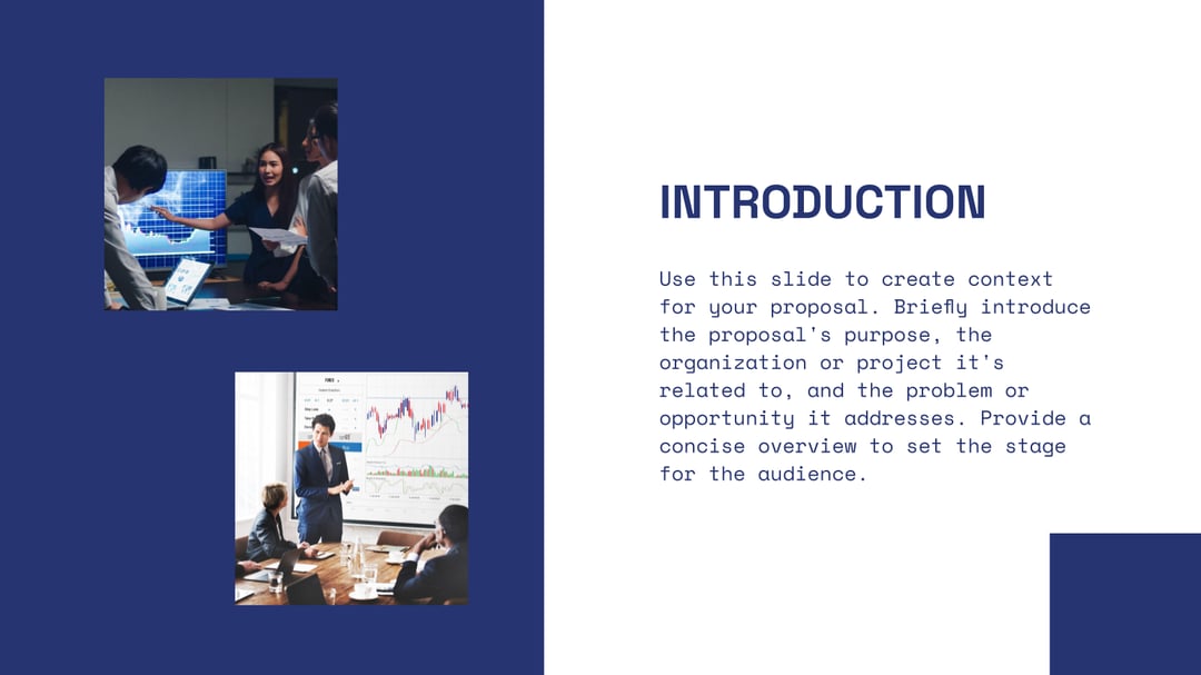 Business Proposal Pitch Deck template