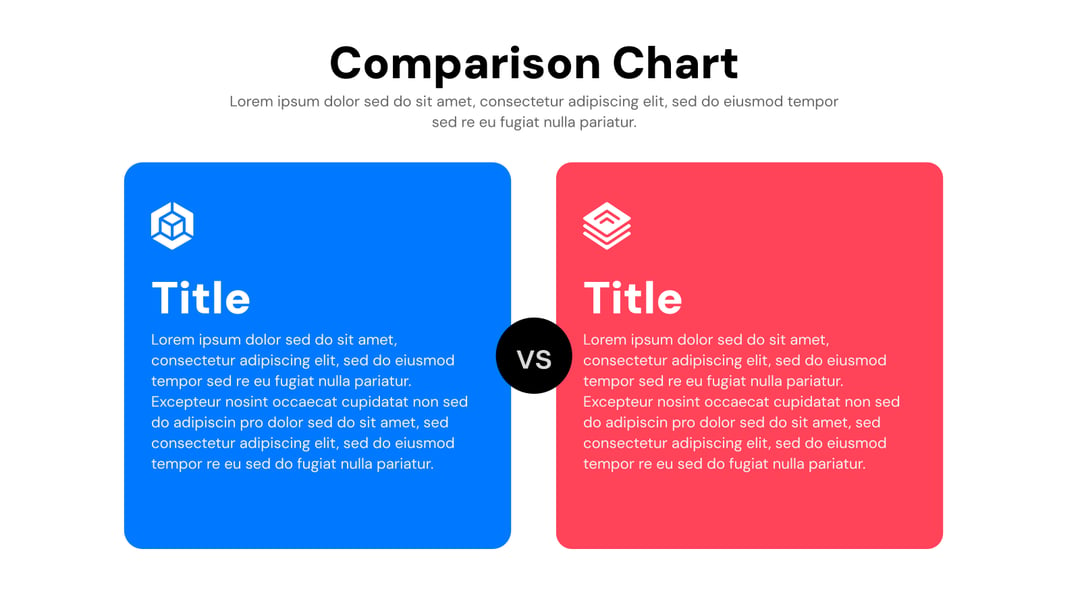 Comparison Chart Presentation template