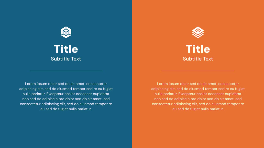 Comparison Chart Presentation template