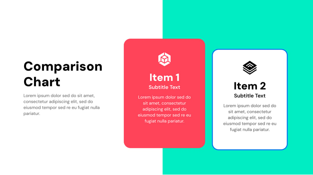 Comparison Chart Presentation template