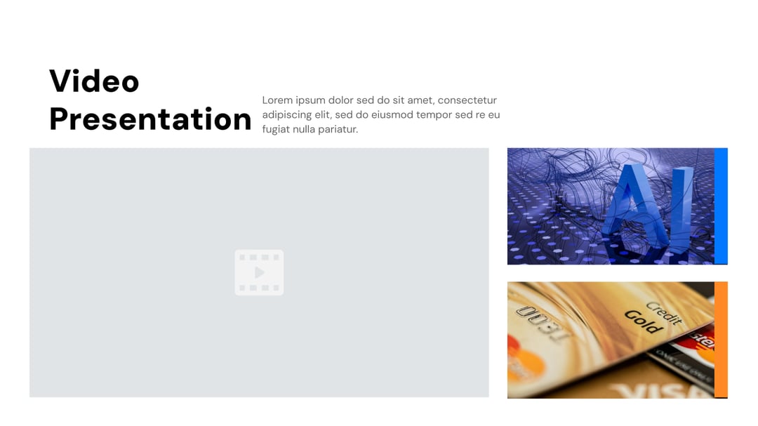Video Presentation Templates template