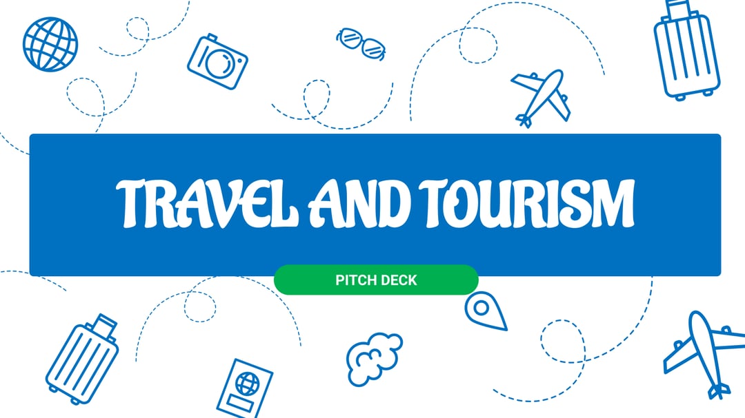 Travel and Tourism Pitch Deck template