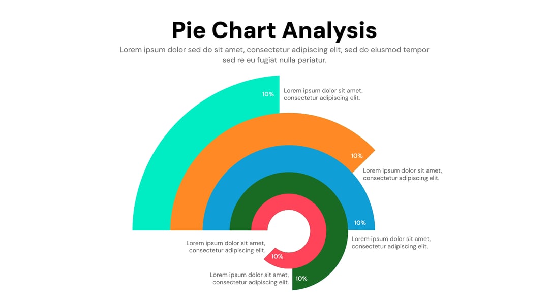 Pie Chart Presentation Templates template