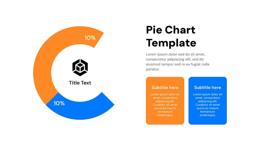 Pie Chart Presentation Templates template