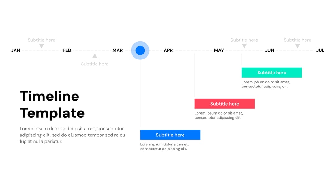 Timeline Presentation template