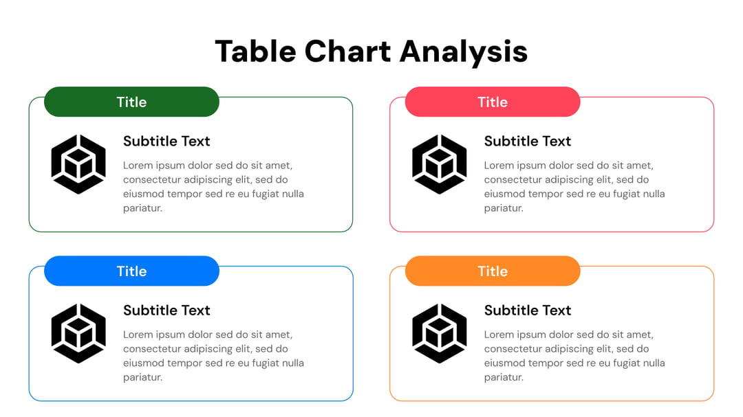 Table Presentation template