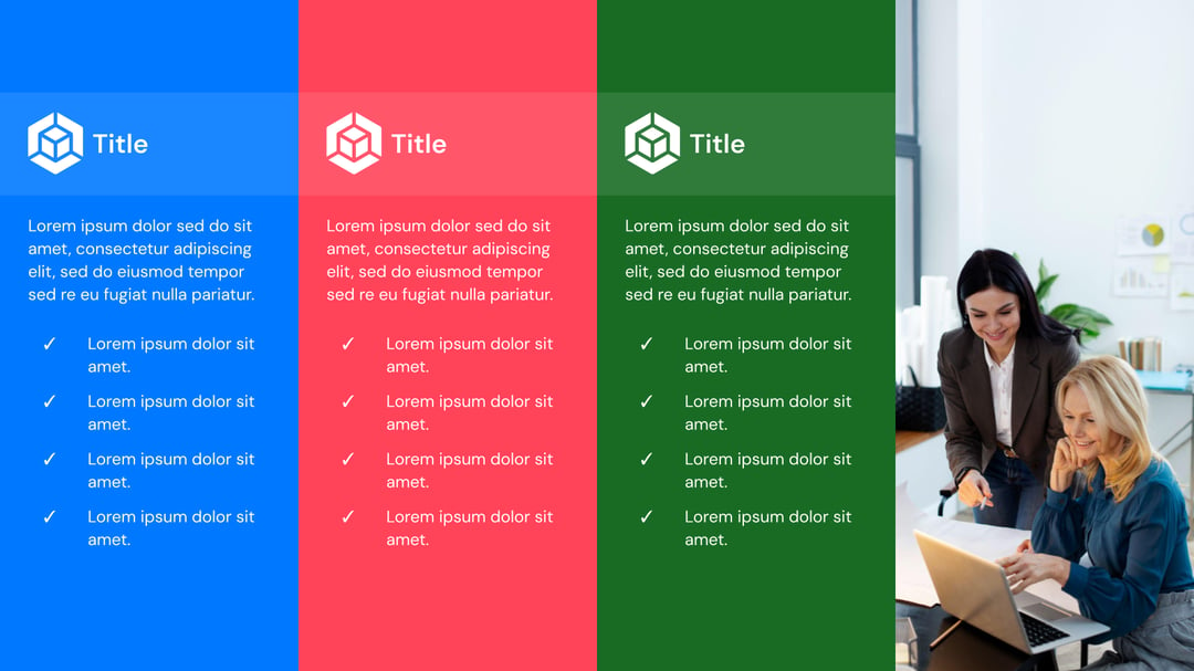 Table Presentation template