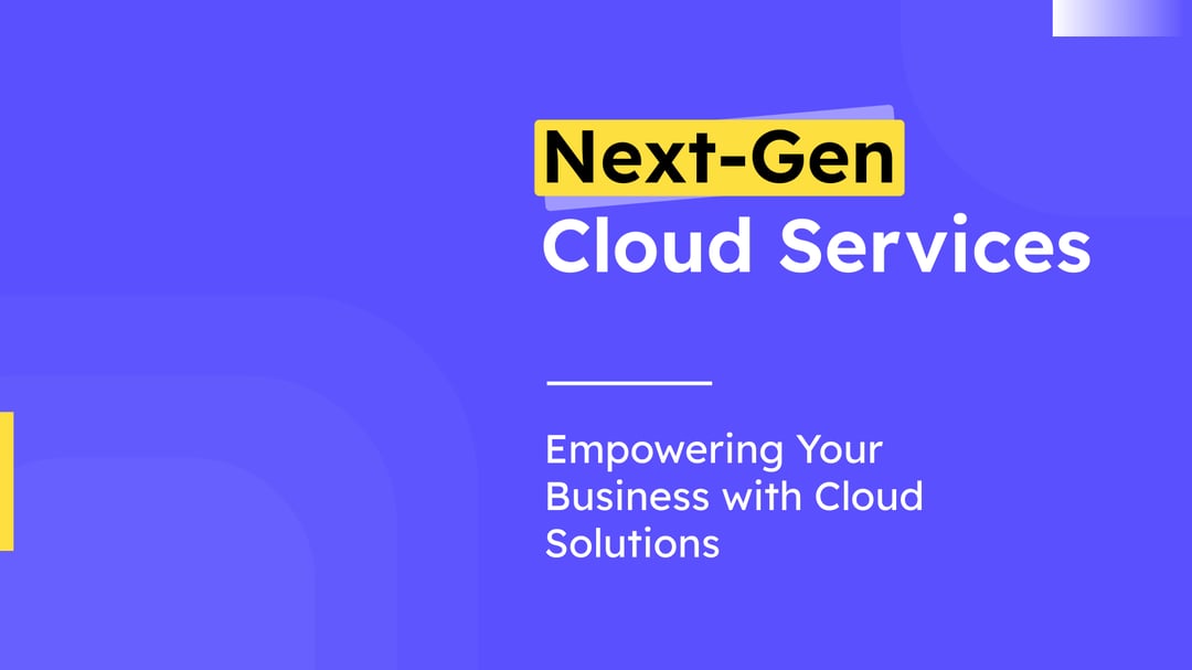Next-Gen Cloud Services Presentation Deck template