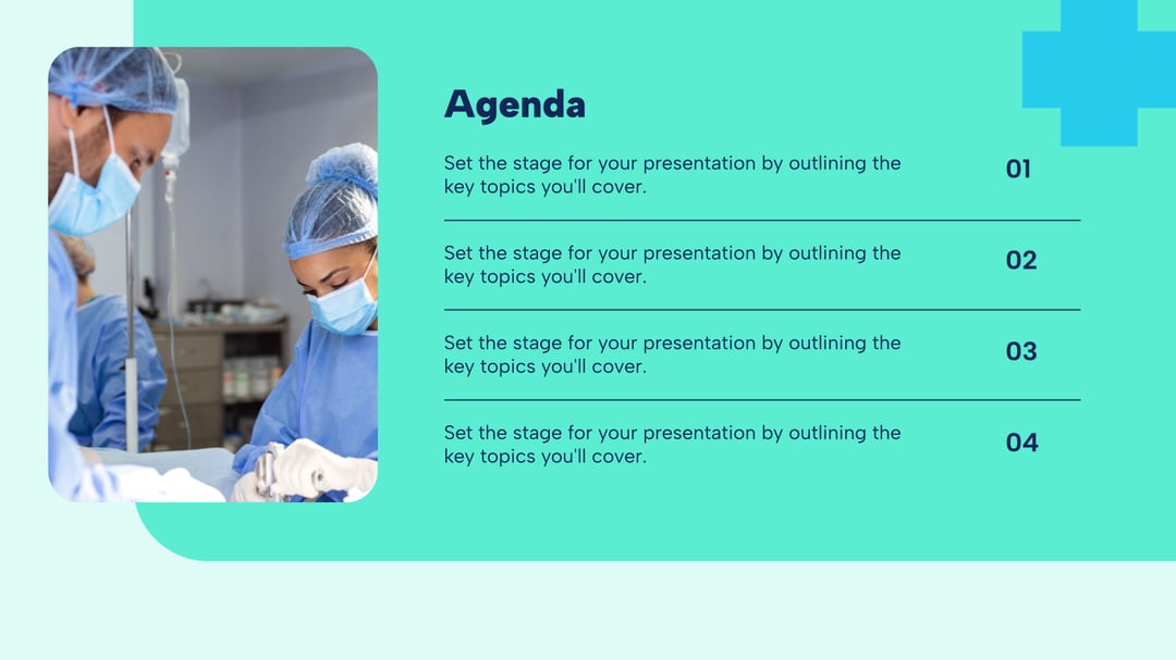 Healthcare Education Presentation template