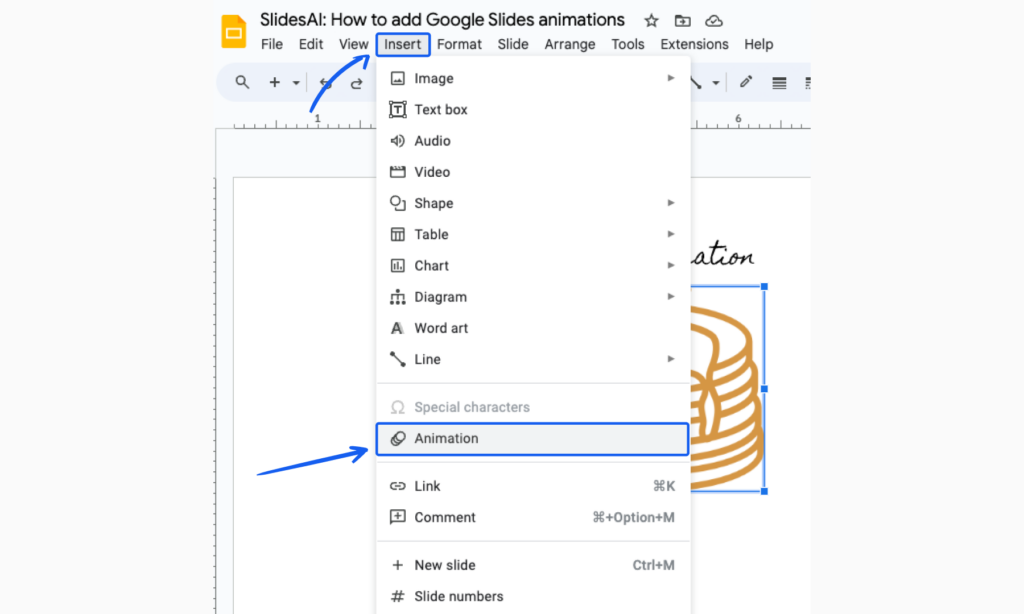 How to Add Google Slides Animations? - SlidesAI Blog
