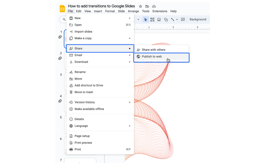 How To Add Transitions On Google Slides? - SlidesAI Blog