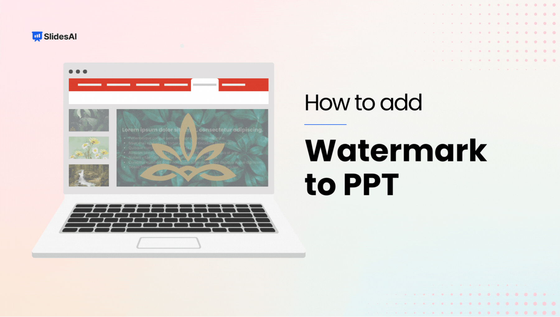 How to Add a Watermark to PowerPoint (PPT) Slides?