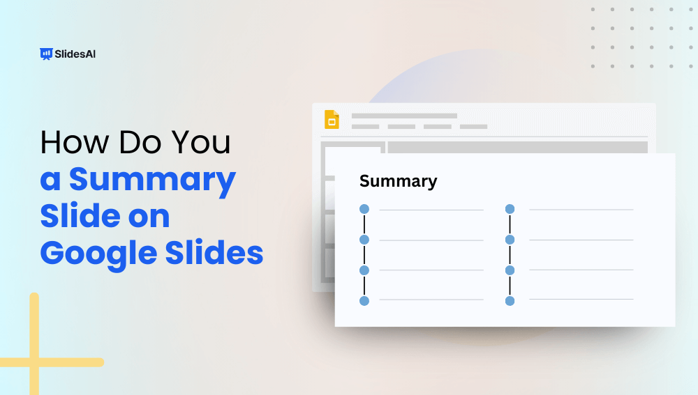 How to create summary slide on google slides 8 easy steps