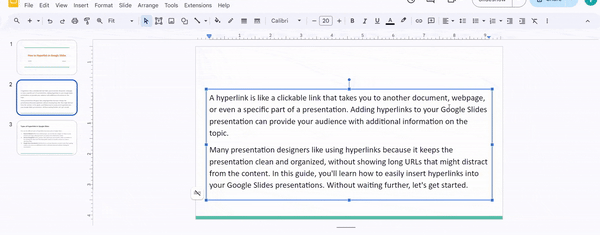 Create Hyperlinks with a Right-Click in Google Slides