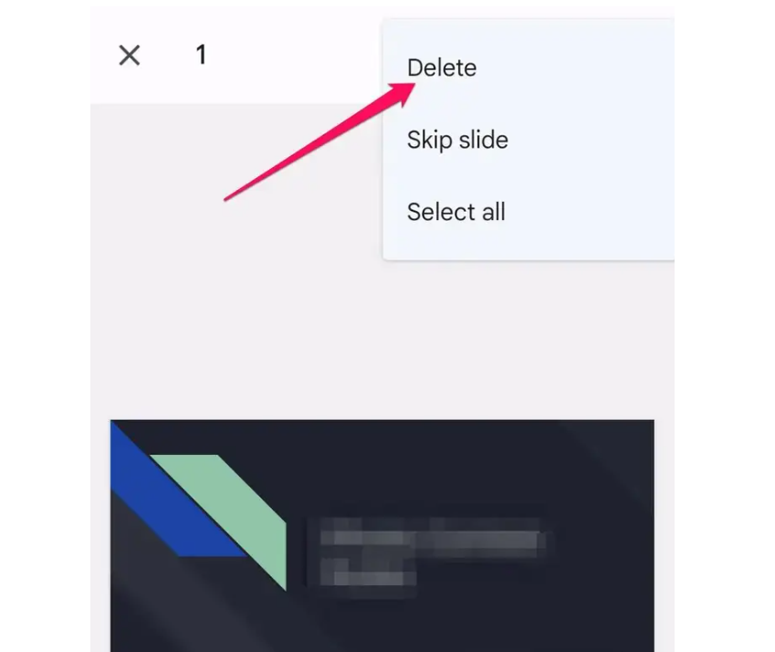 How to Delete a Google Slide From iPhone