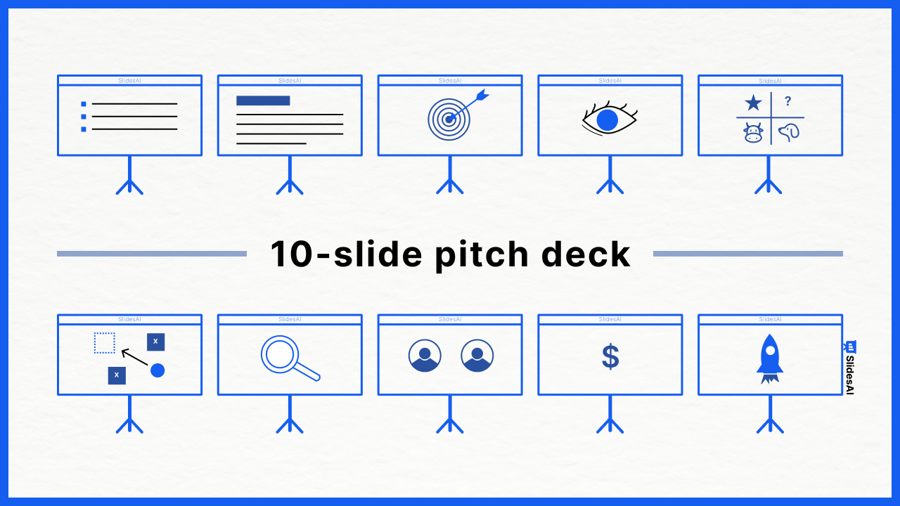 How to create a pitch deck (and the 10 slides you need)