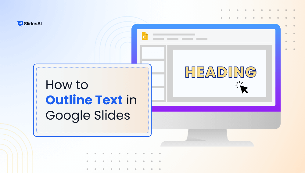 How to Outline Text in Google Slides