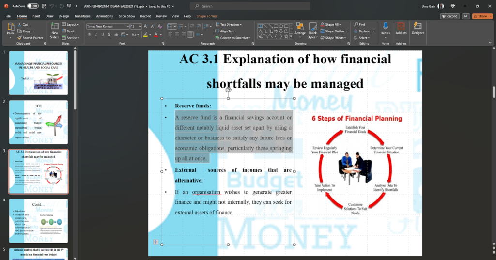 Changing the text color in PowerPoint