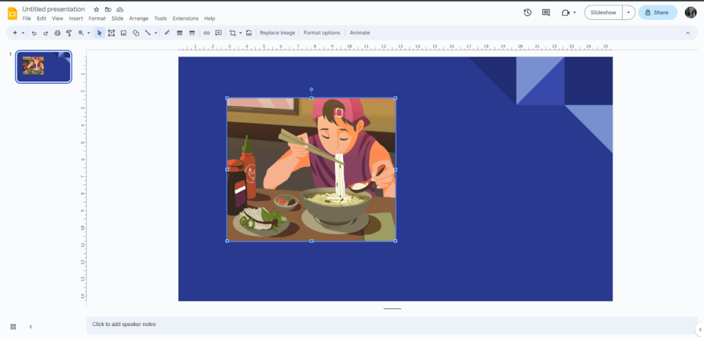 Insert the GIF using URL