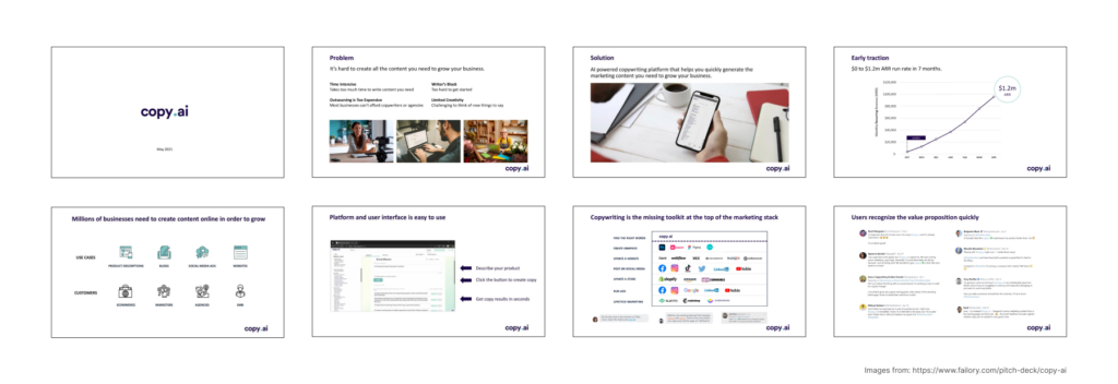 Copy.ai pitch deck