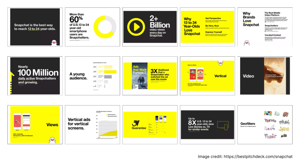 Snapchat pitch deck