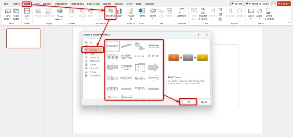 build timeline from scratch in powerpoint