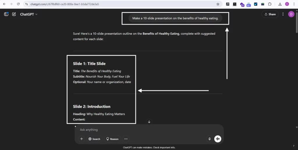 using chatgpt to create powerpoint presentation