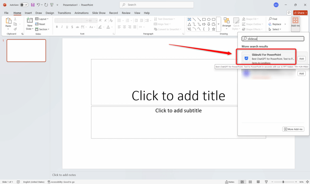download slidesai for powerpoint
