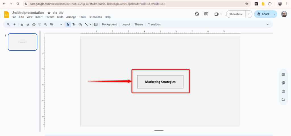 Adding the Central Idea