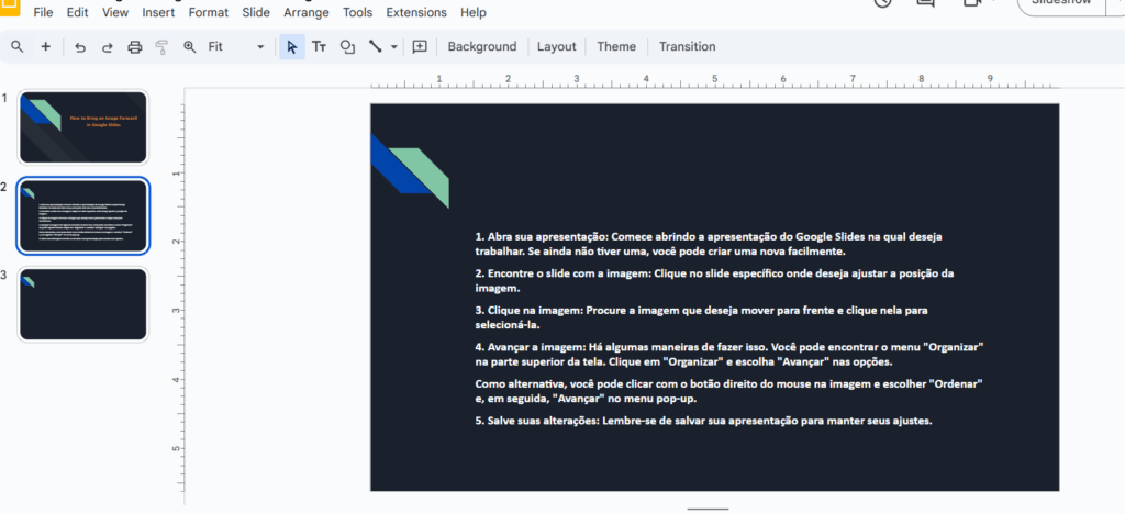 paste the translated text where needed