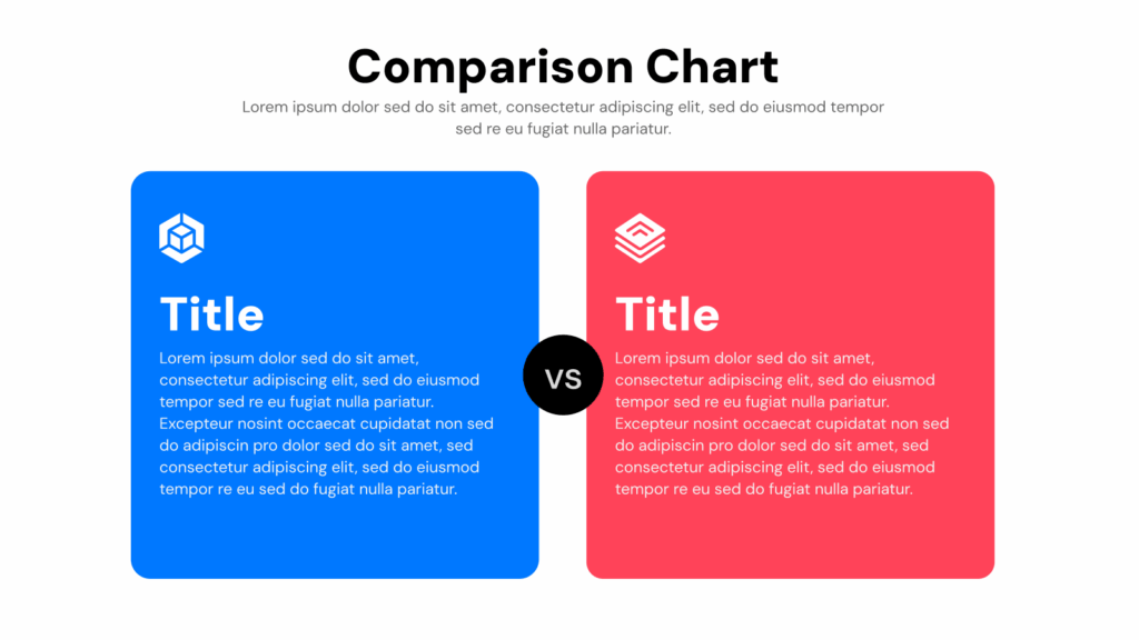 comparison chart template