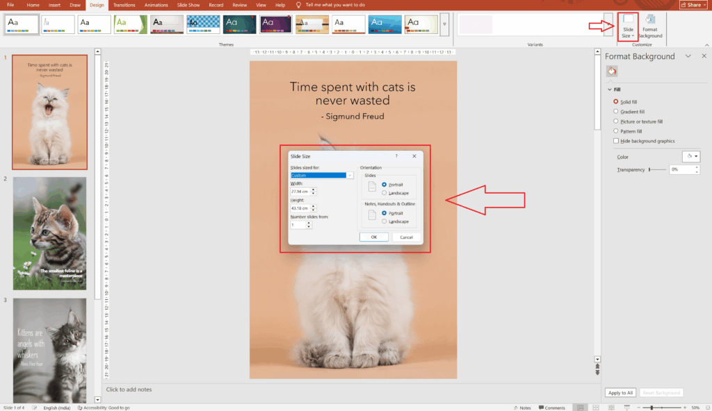 Step 6: Set the Poster Size (Optional)