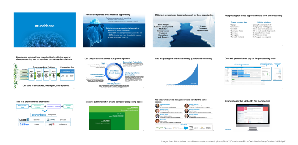 Crunchbase pitch deck
