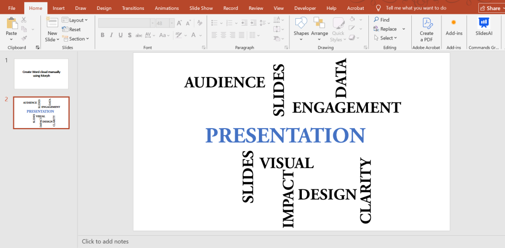 Build the Word Cloud Layout