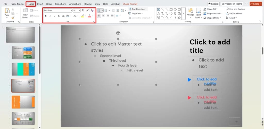 C Modifying Fonts and Text Styles copy
