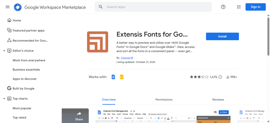 Extensis Fonts