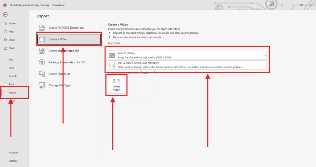 Record a PowerPoint Presentation with Audio