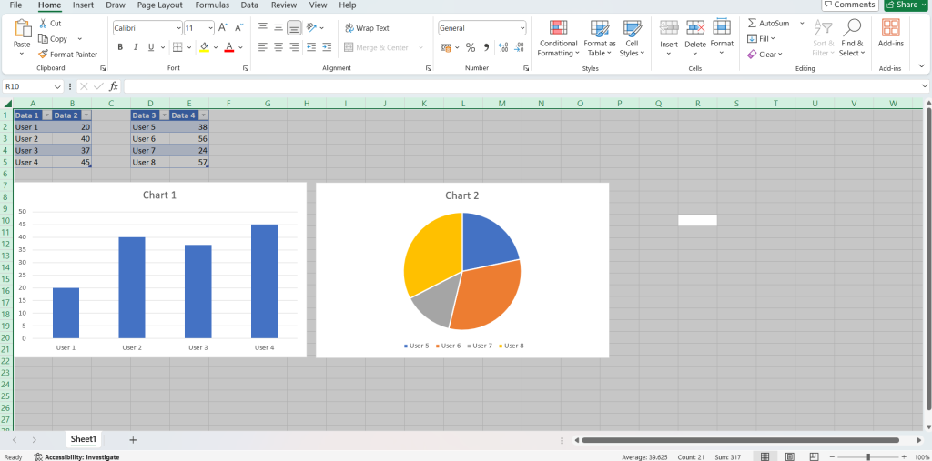Select AIl in Excel Dashboard