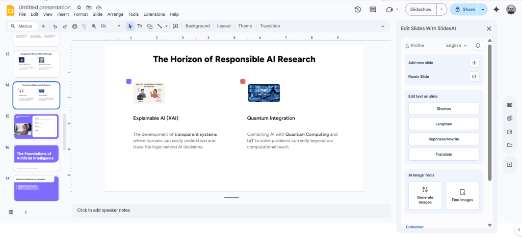 Review the Research PPT