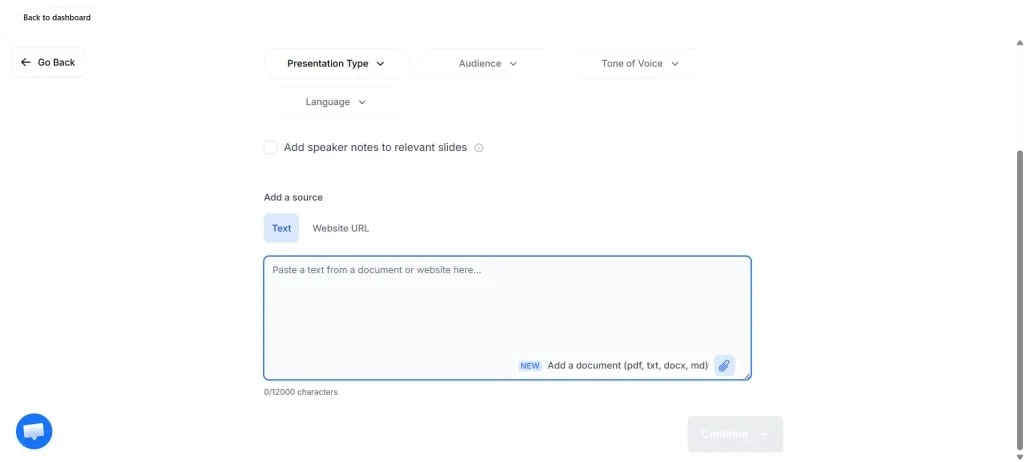 Attach your paper or paste your summarized notes also guide it to make only a 12 slide presentation