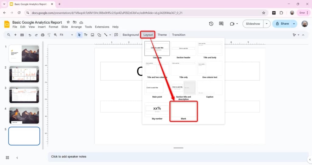 custom sticker in google slides