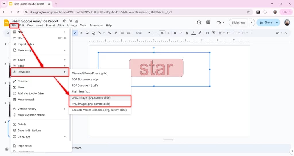 Save Your Sticker as an Image
