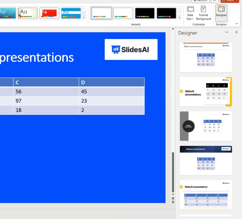 How to Use PowerPoint Design Ideas and How to Implement Them