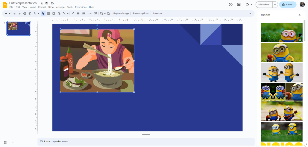 google presentation insert gif