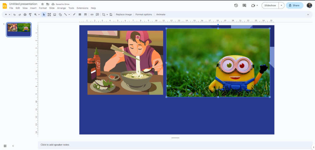 google presentation insert gif