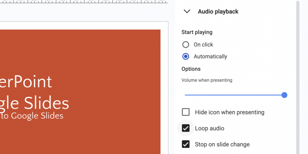 Autoplay, Loop and Adjust Timing