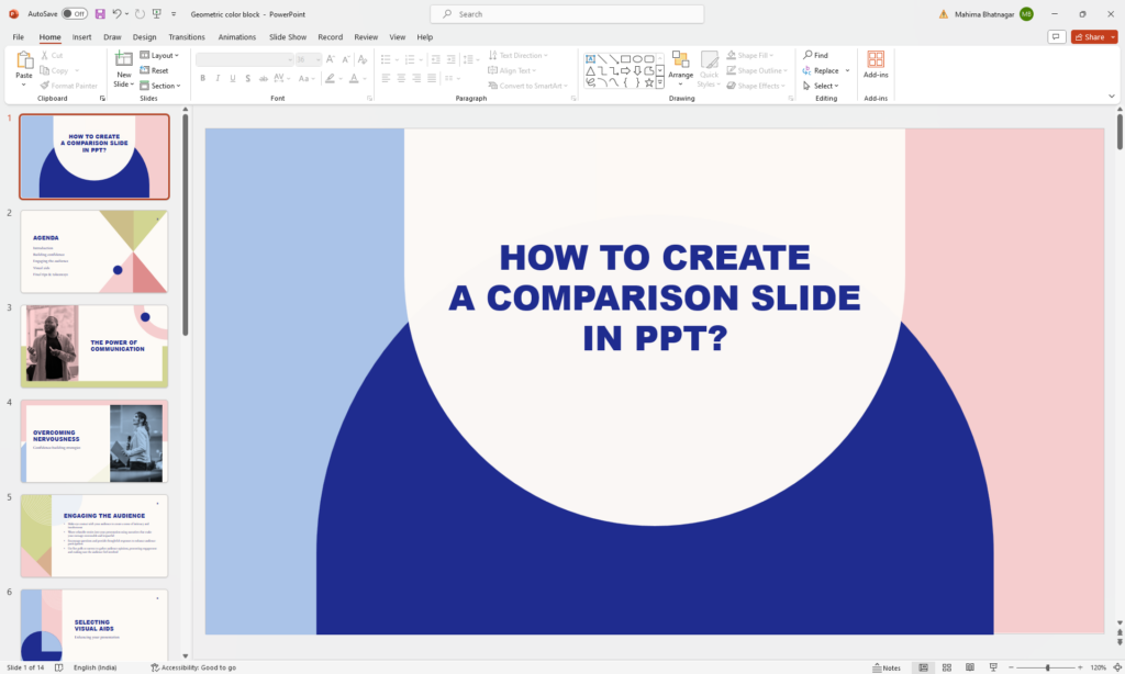 open your ppt presentation