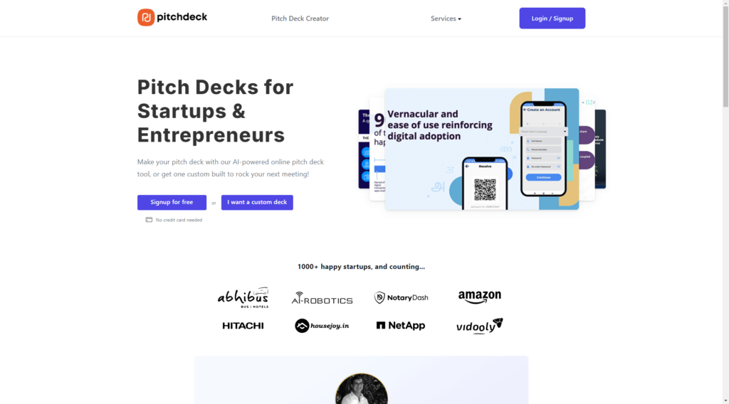 pitchdeck presentaion tool